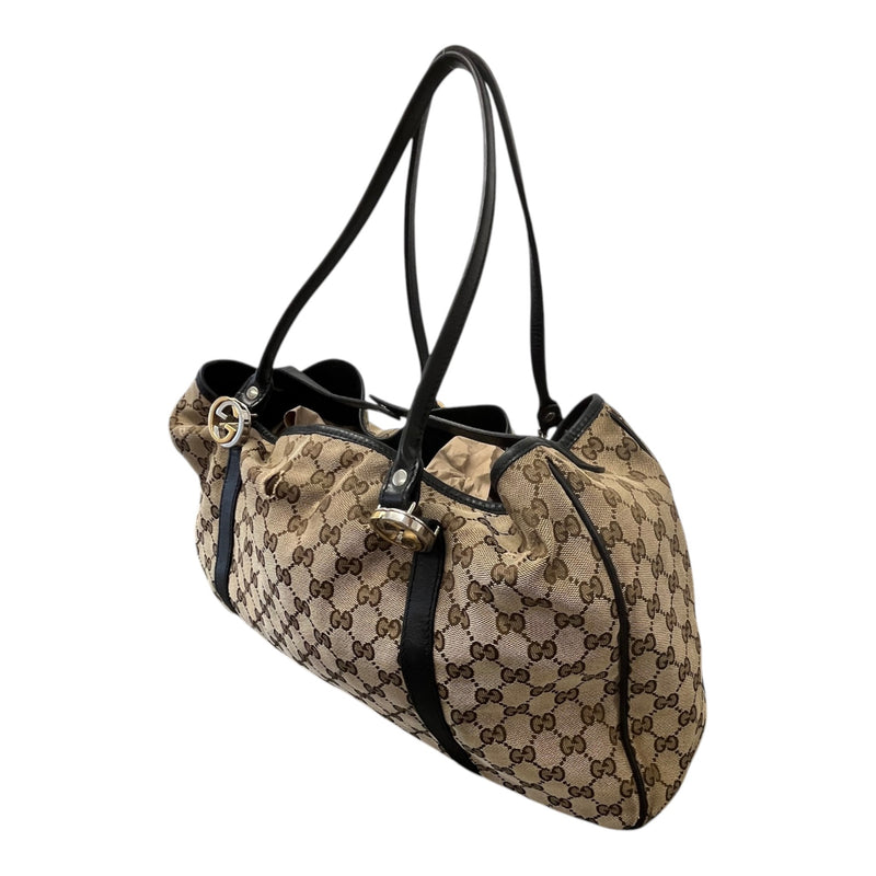 Women's GG Supreme Tote Handbag Beige