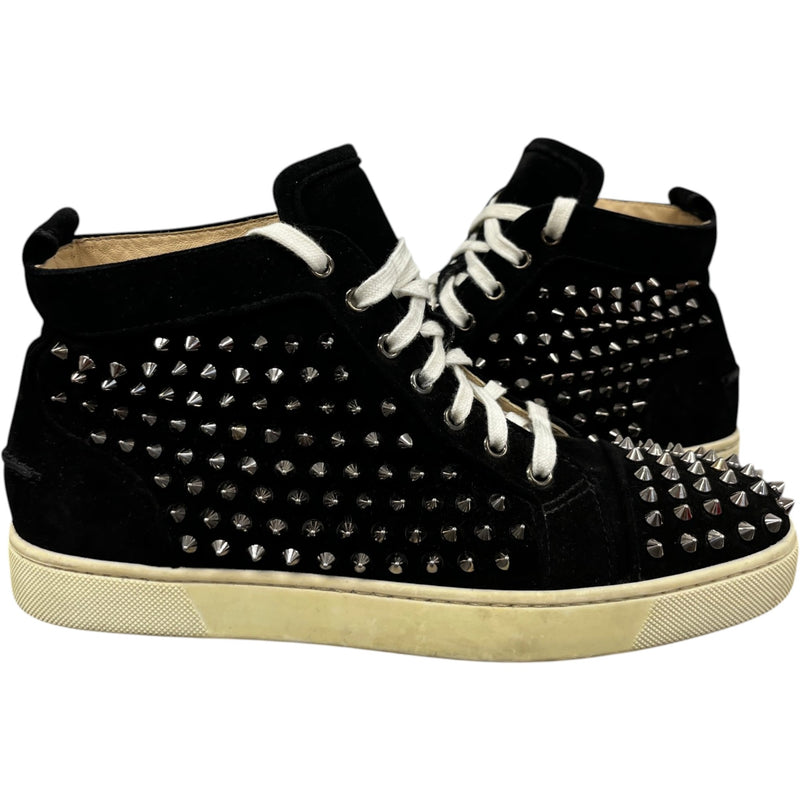 Men's Lou Spikes High Trainers Black Size EU 40 / UK 6