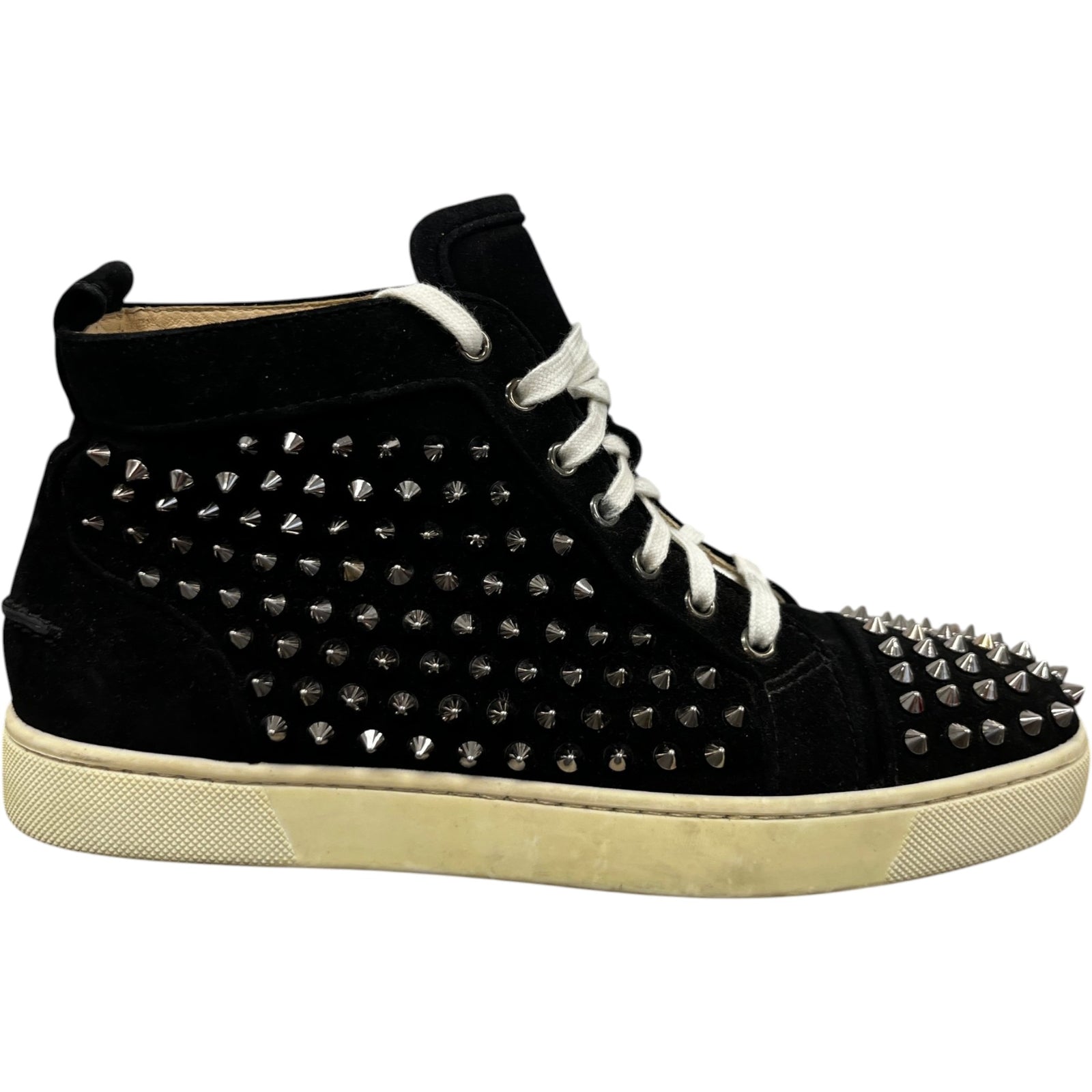 Men's Lou Spikes High Trainers Black Size EU 40 / UK 6 - Photo 1