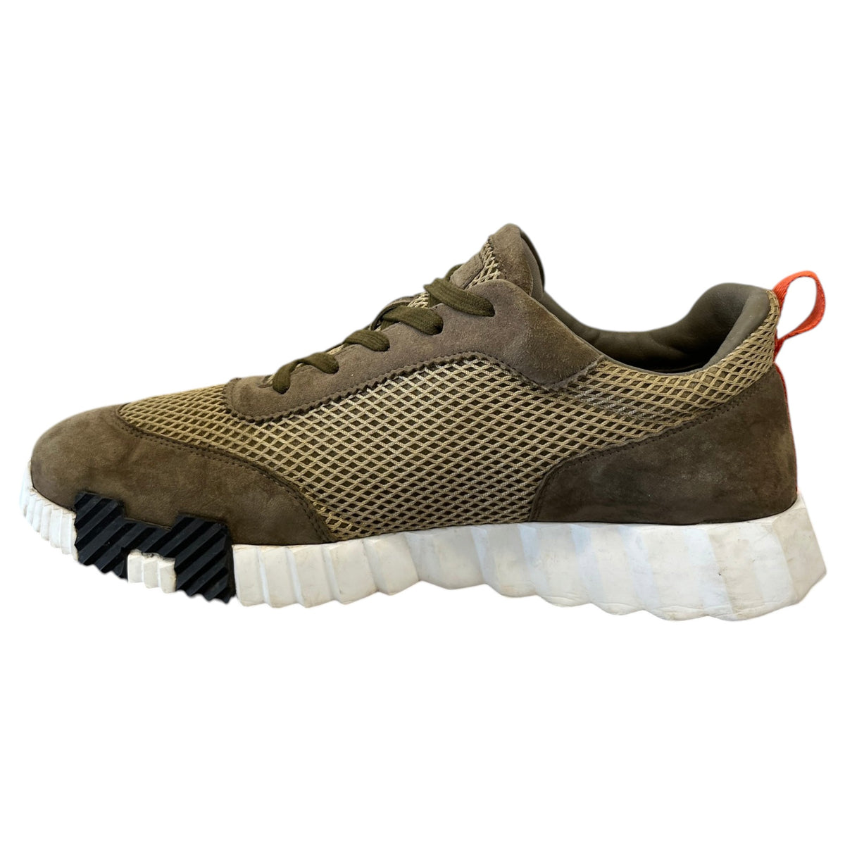 Men's Bouncing Low Trainers Khaki Size UK 10 / EU 44 - Photo 2