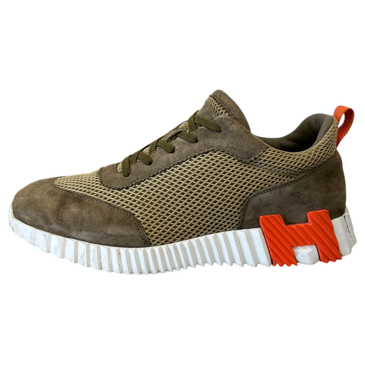 Men's Bouncing Low Trainers Khaki Size UK 10 / EU 44 - Photo 5