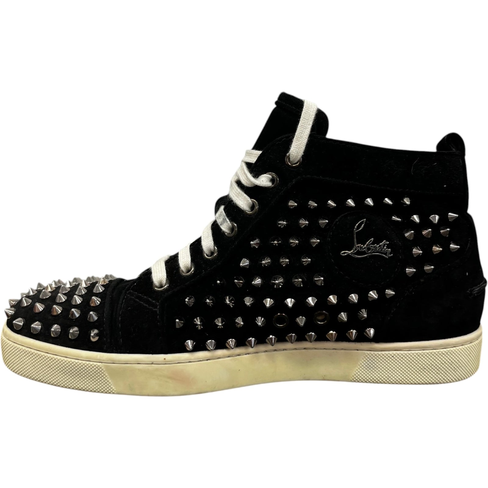 Men's Lou Spikes High Trainers Black Size EU 40 / UK 6 - Photo 2