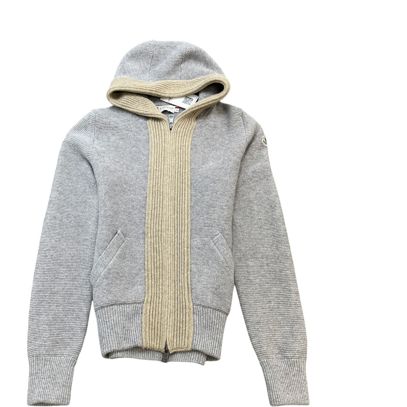 Men's Maglione Tricot Hoodie Grey Size S