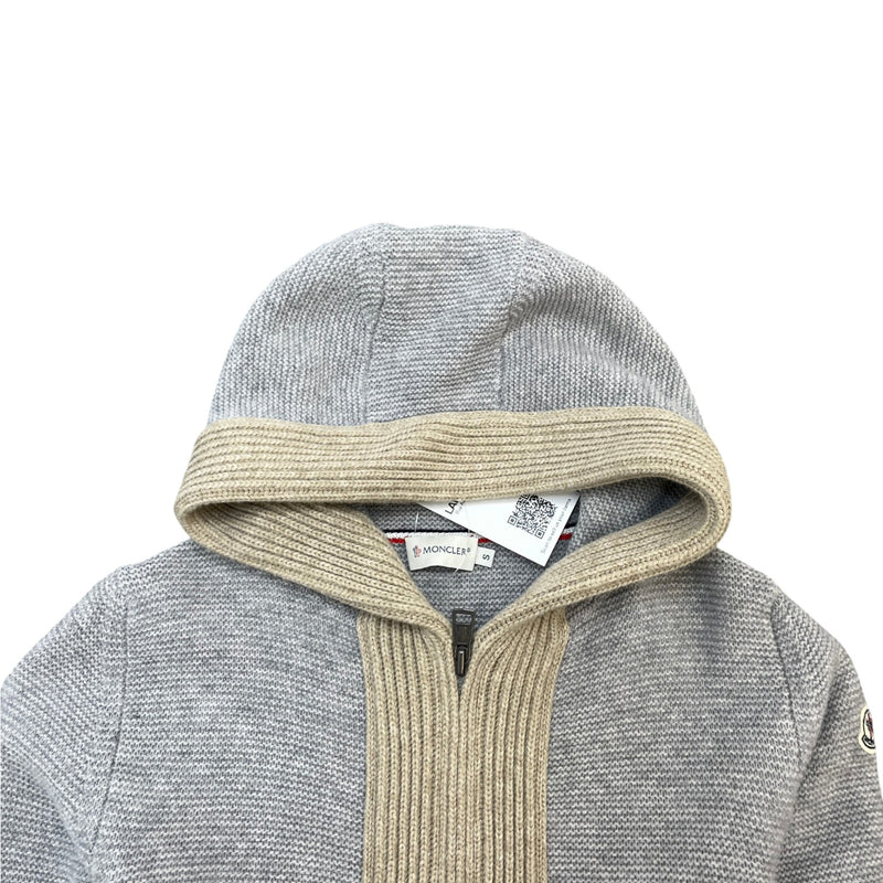Men's Maglione Tricot Hoodie Grey Size S