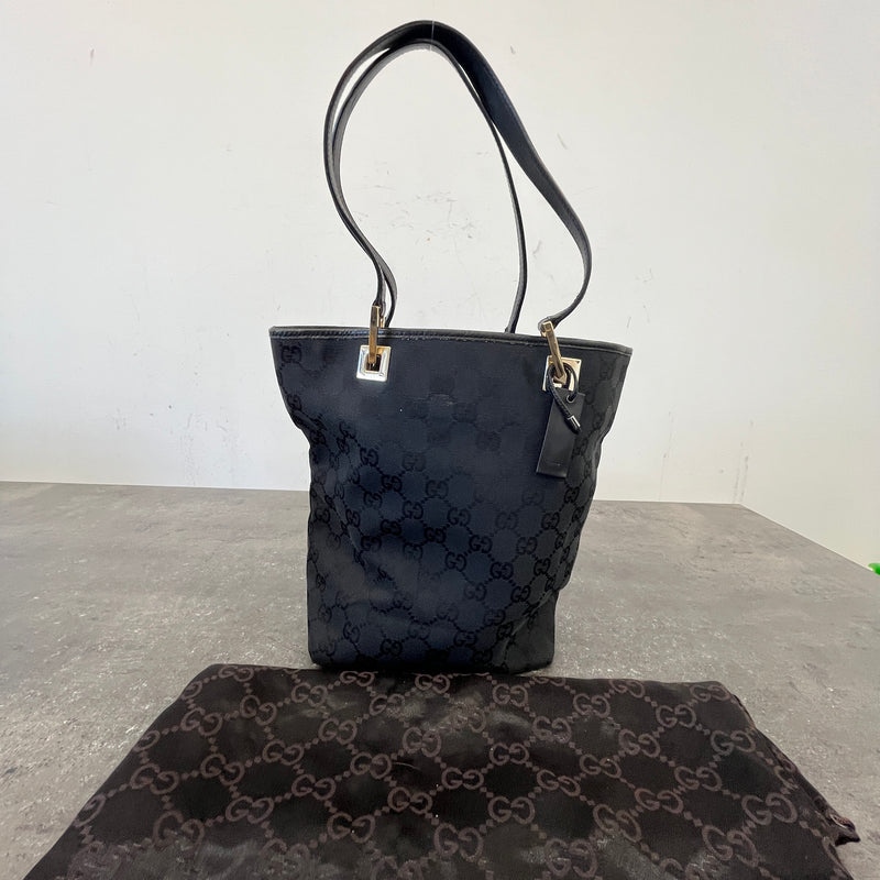 Women's Guccissima Small Tote Bag Black