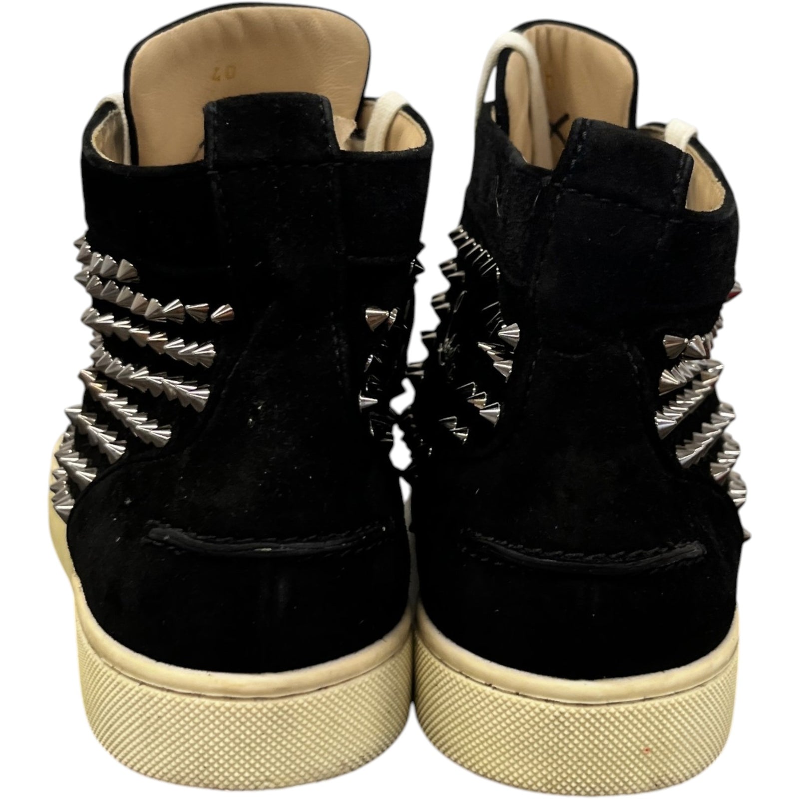 Men's Lou Spikes High Trainers Black Size EU 40 / UK 6 - Photo 7