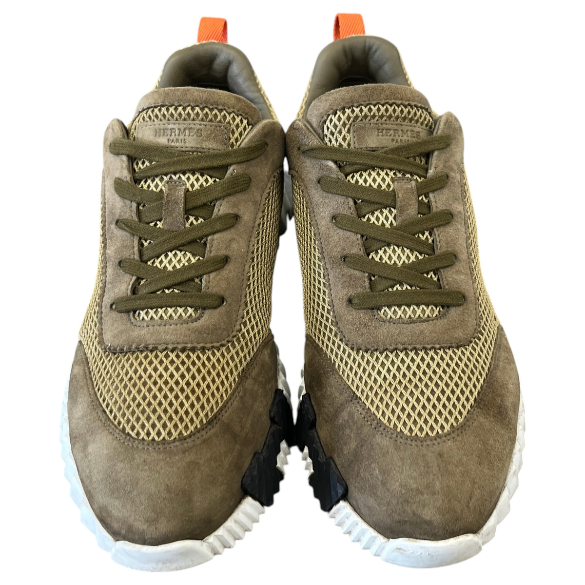 Men's Bouncing Low Trainers Khaki Size UK 10 / EU 44 - Photo 6