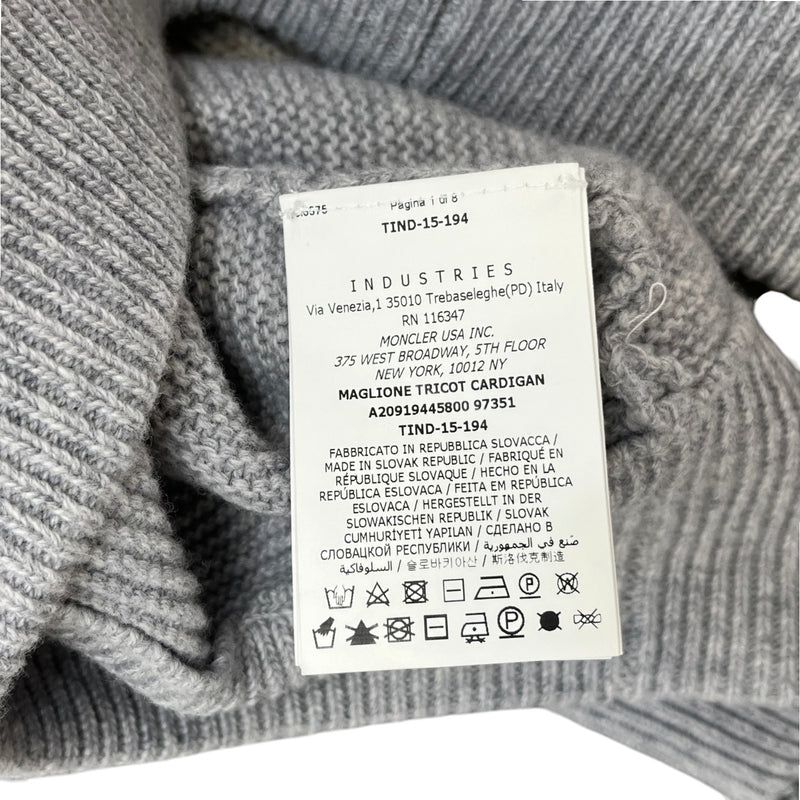 Men's Maglione Tricot Hoodie Grey Size S
