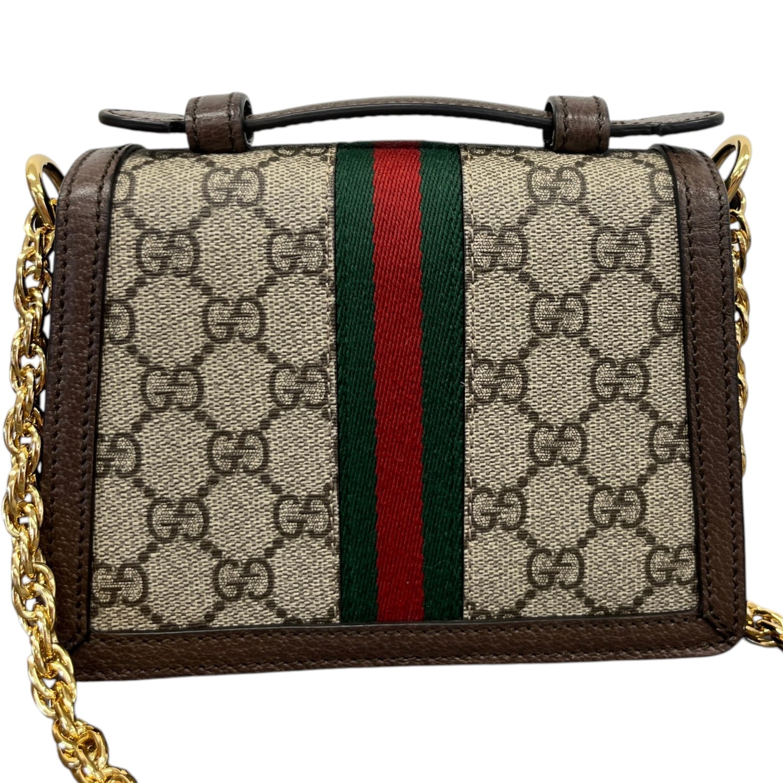Women's Mini Gg Supreme Ophidia Bag Beige - Photo 3