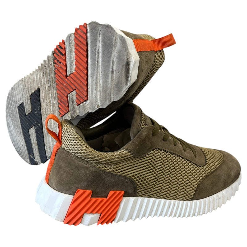 Men's Bouncing Low Trainers Khaki Size UK 10 / EU 44