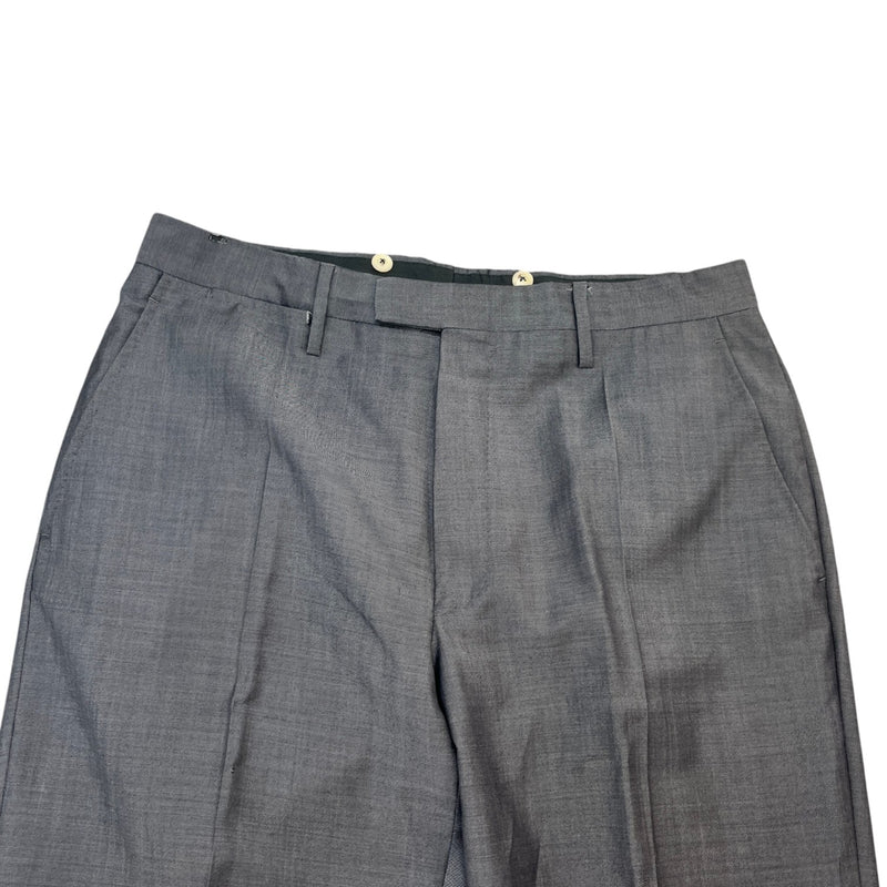 Men's Embroidered Logo Suit Grey Size 52R