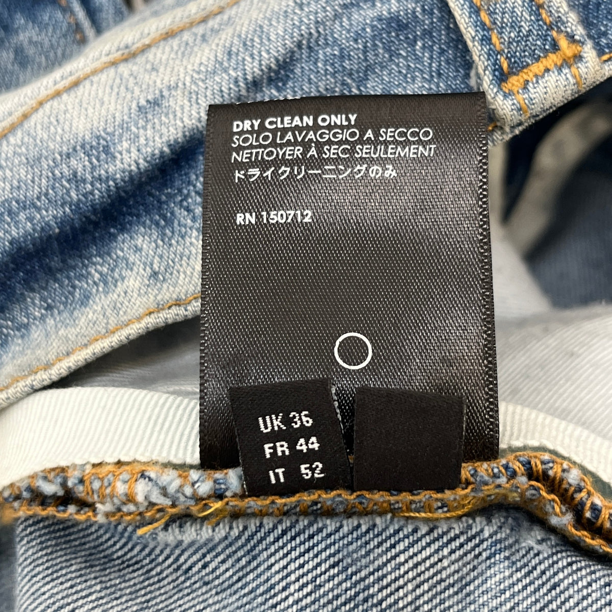 Men's MX1 Distressed Skinny Jeans Blue Size XL / W36 - Photo 8