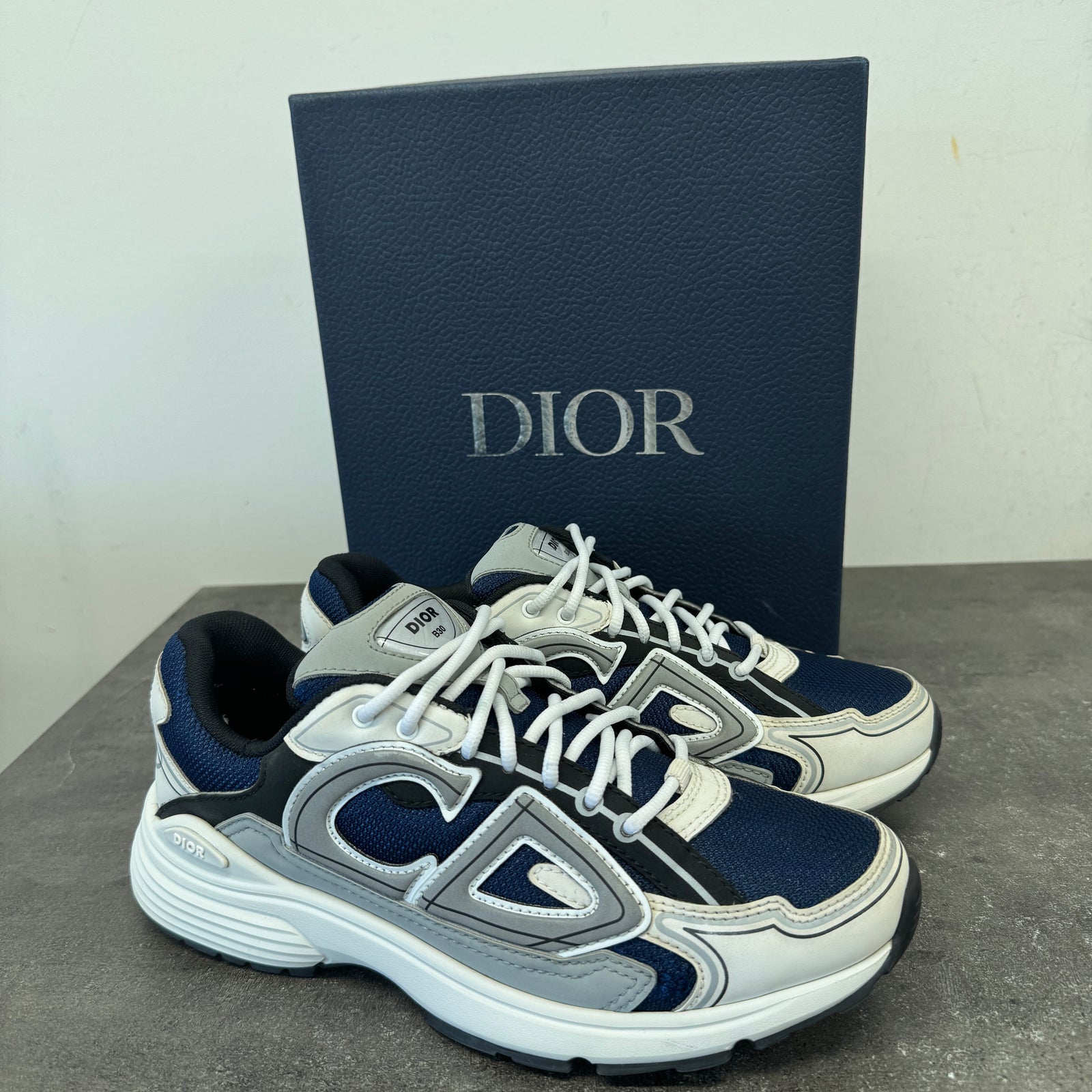 Men's B30 Low Trainers Grey Size UK 7 / EU 41 - Photo 12
