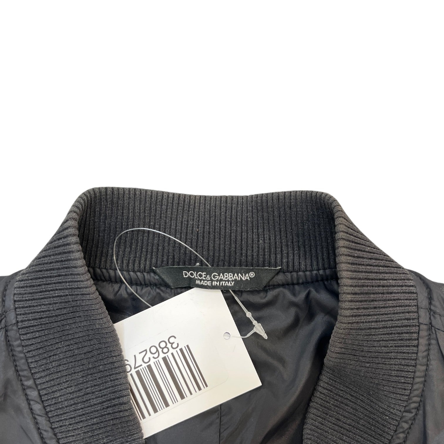 Men's Plaque Logo Bomber Jacket Black Size IT 52 / XL - Photo 5