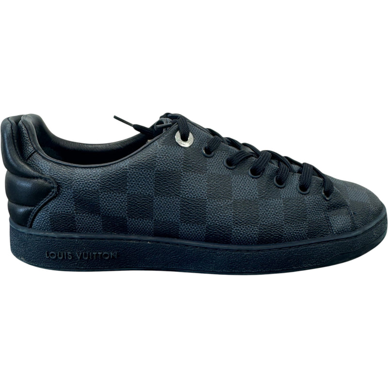 Men's Damier Graphite Frontrow Low Trainers Black Size UK 6 / EU 40
