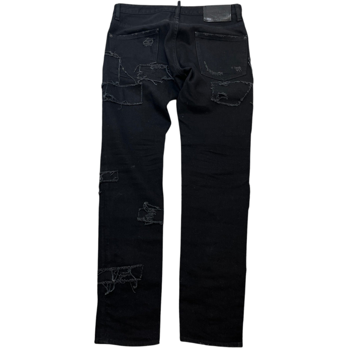 Men's Distressed Destroy Jeans Black Size M / W32 - Photo 2