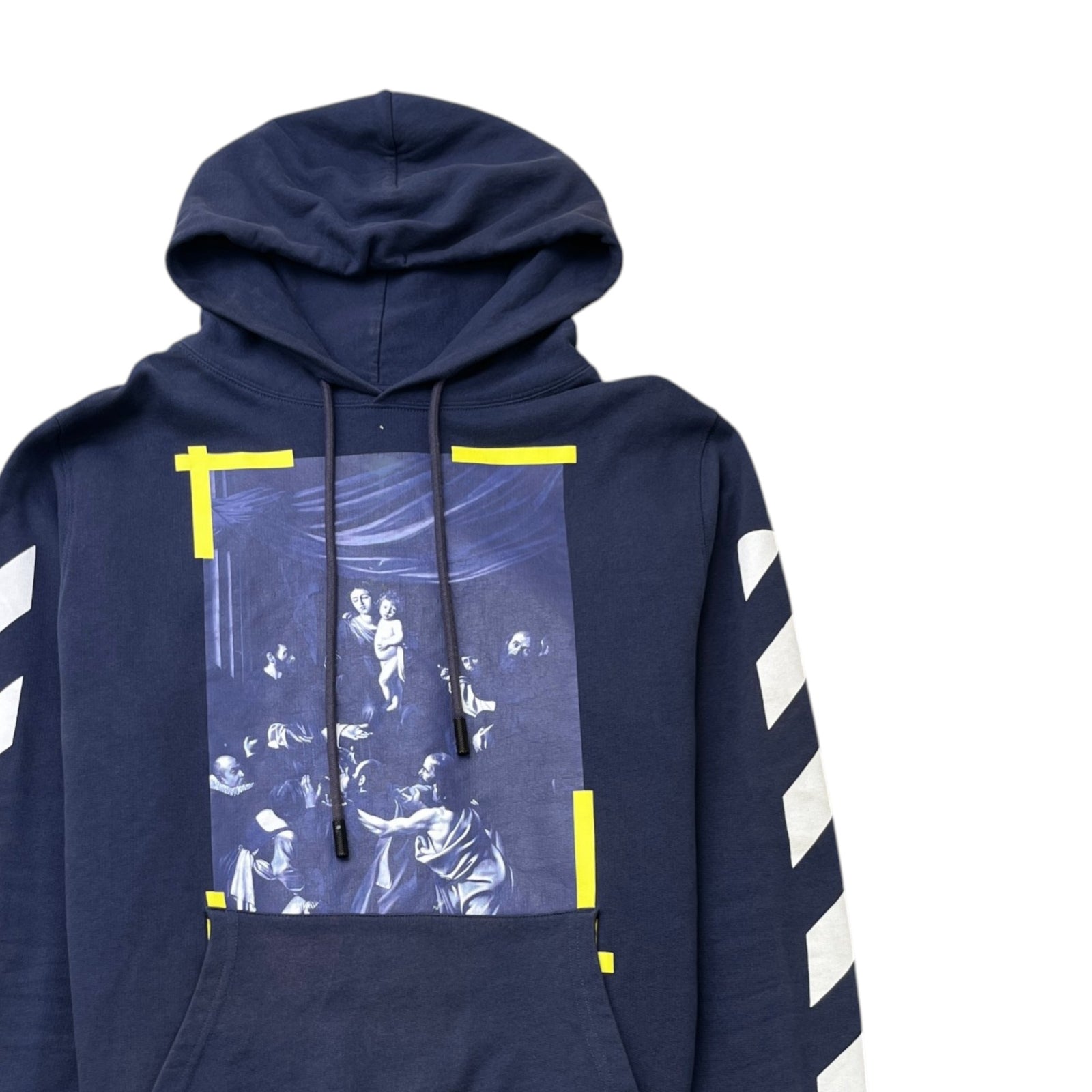 Men's Seeing Things Caravaggio Hoodie Blue Size S - Photo 3