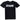 Men's Logo Print T-Shirt Black Size XXS