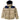 Men's Gg Canvas Removable Hood Down Jacket Beige Size IT 52 / XL