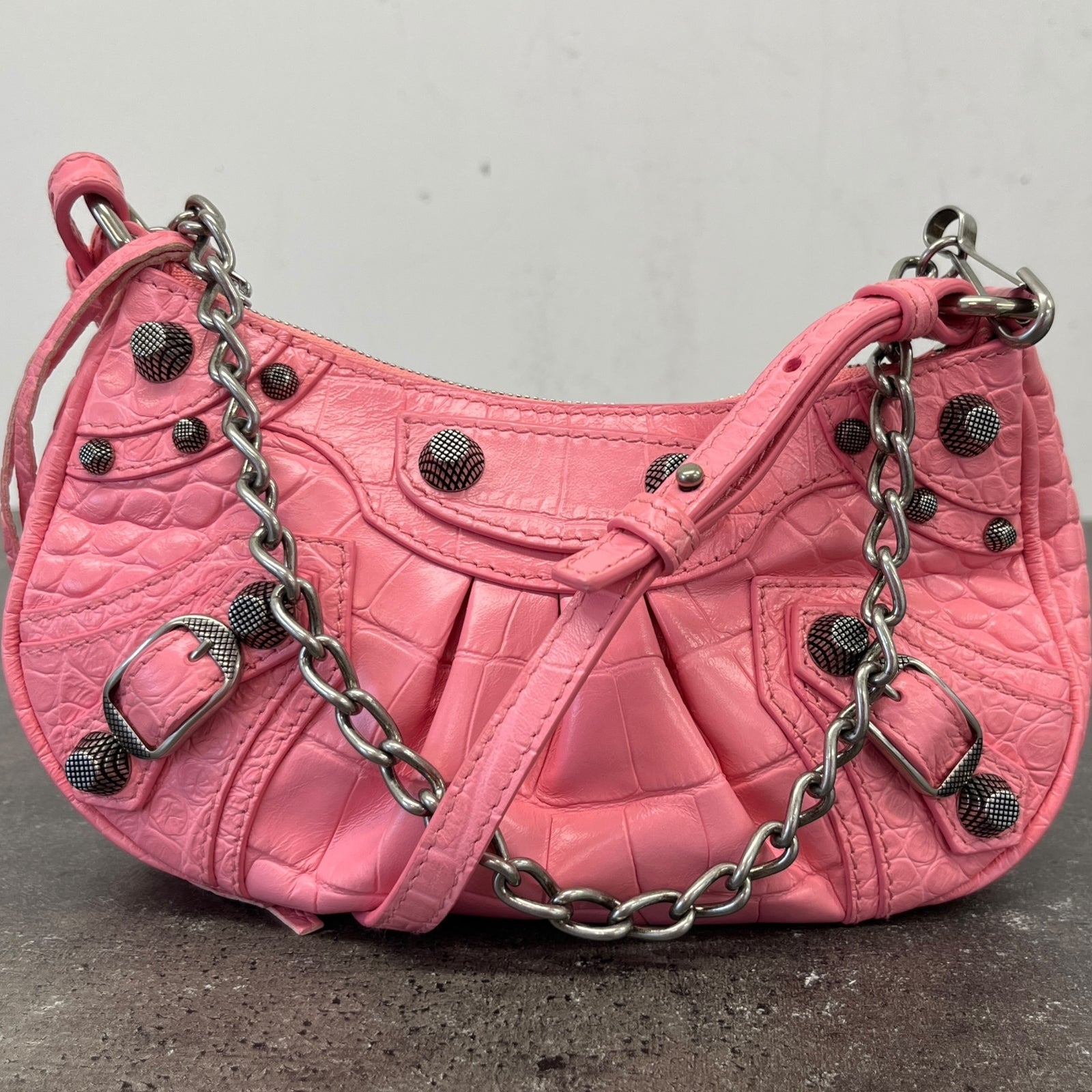 Women's Le Cagole Xs Handbag Pink - Photo 13