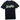 Men's Floral Logo Print T-Shirt Black Size M