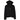 Men's Logo Print Hoodie Black Size XXL