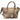 Women's Logo Embossed Handbag Nude
