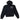 Men's Embroidered Paint Drip Logo Hoodie Black Size XL