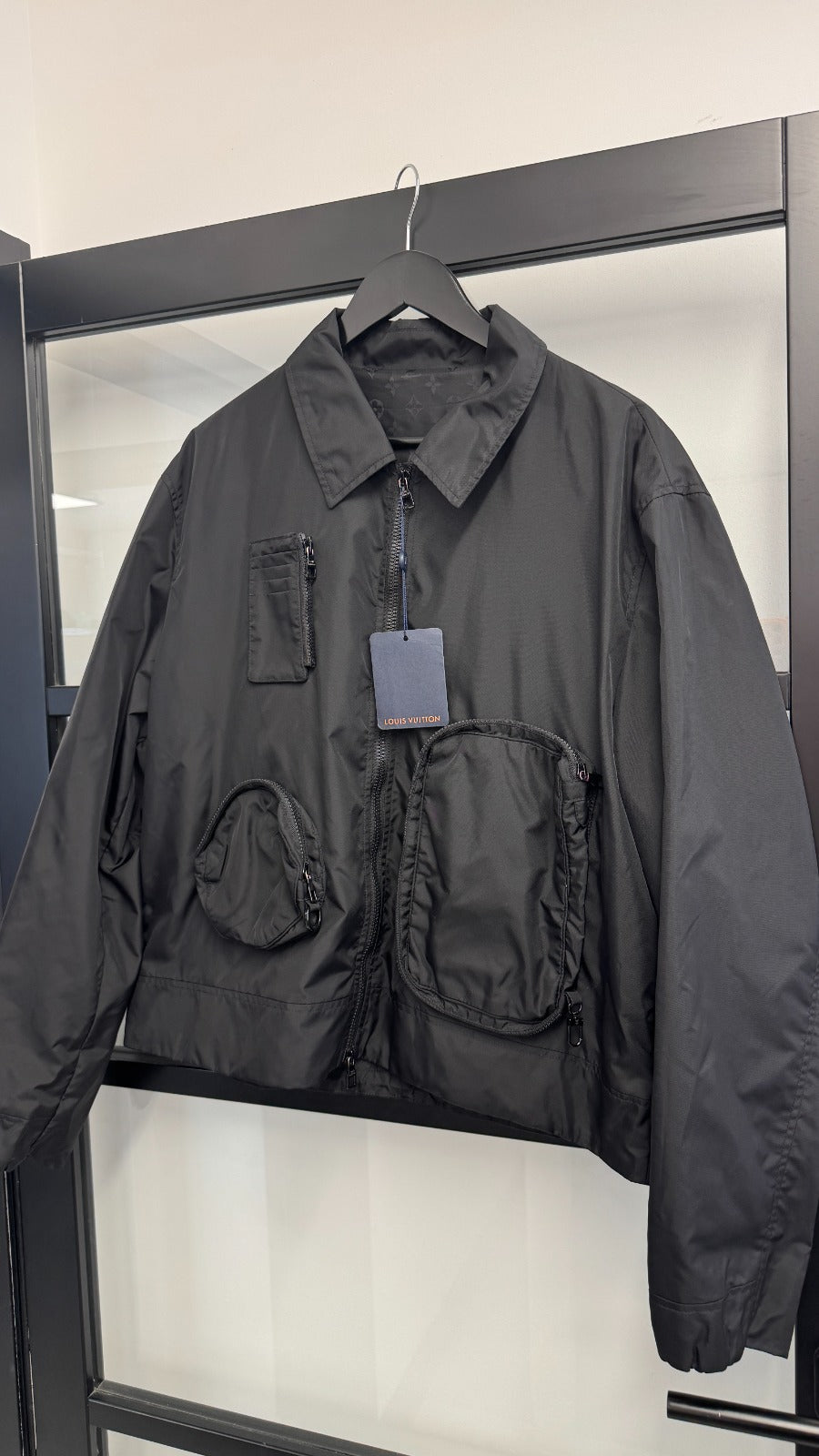 Louis Vuitton Men's LVSE Nylon Utility Jacket Black Size XL - Photo 12