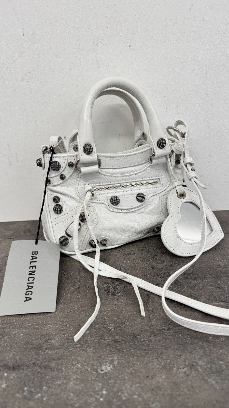 Women's Neo Cagole Tote Mini Bag White - Photo 14