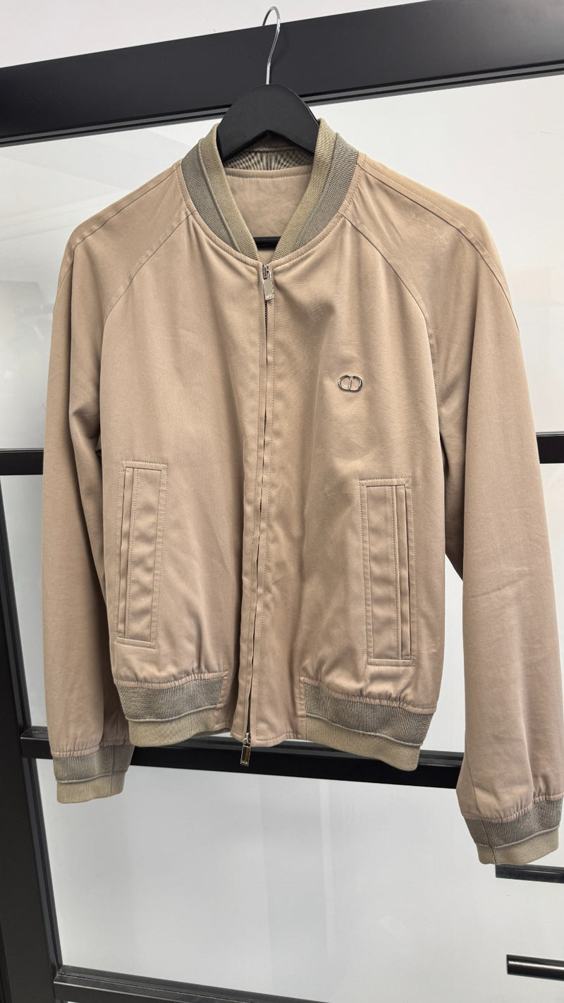 Dior Men's CD Bomber Jacket Brown Size S