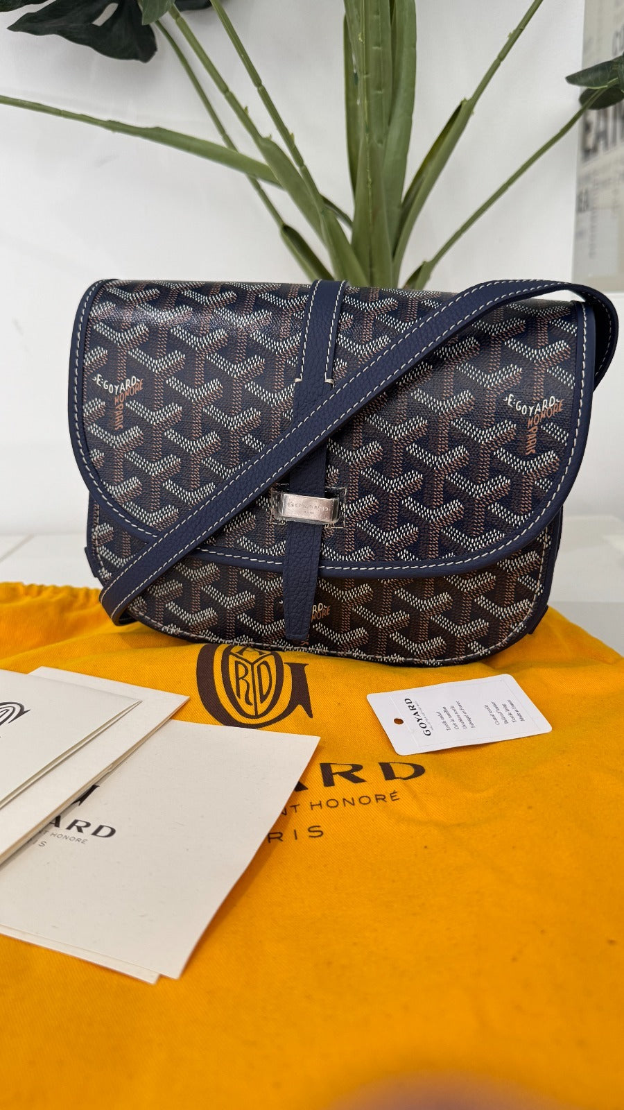 Goyard Men's Belvedere PM Messenger Bag Blue - Photo 14