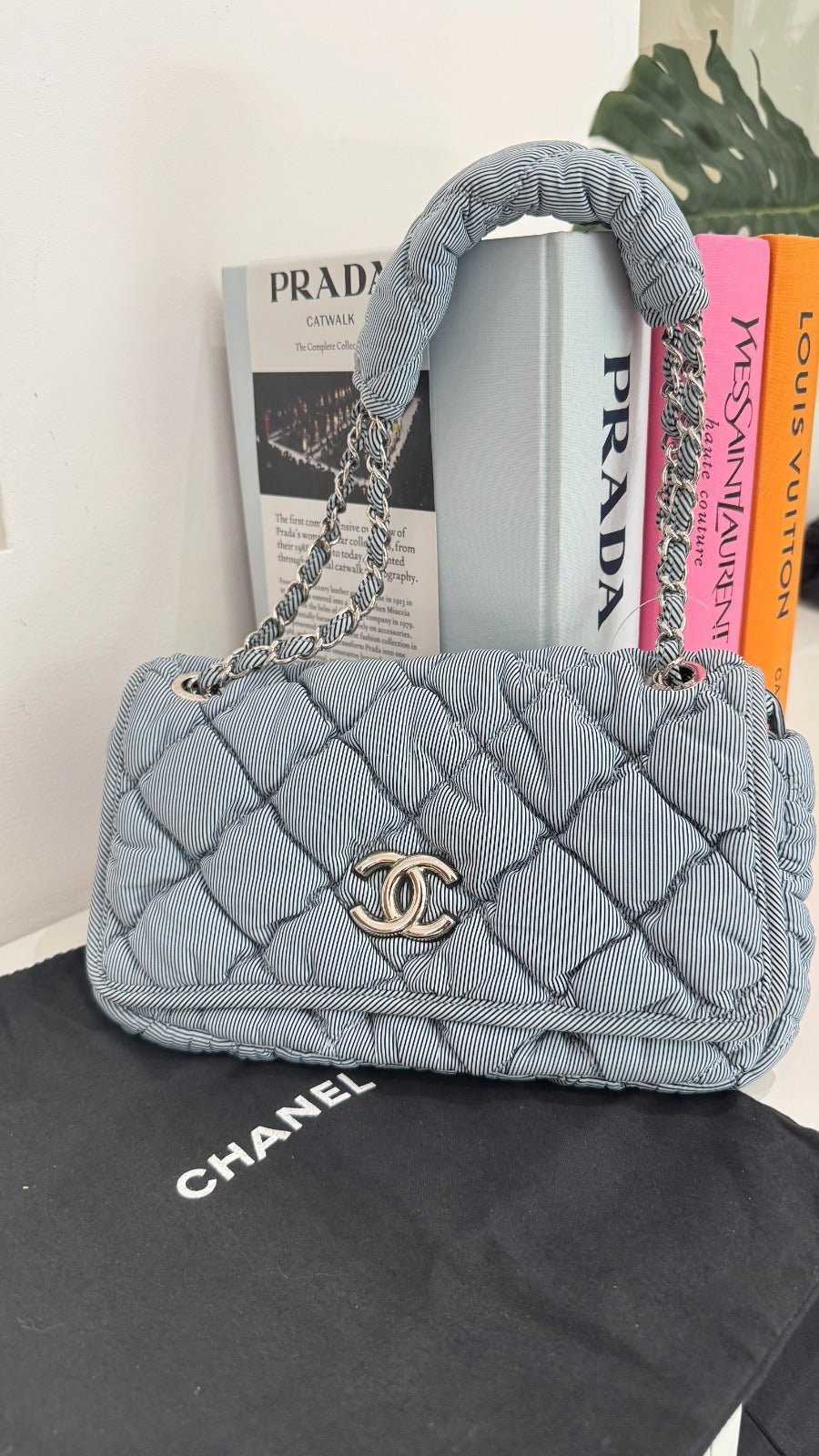 Women's Cruise Bubble Quilted Flap Bag Blue - Photo 14