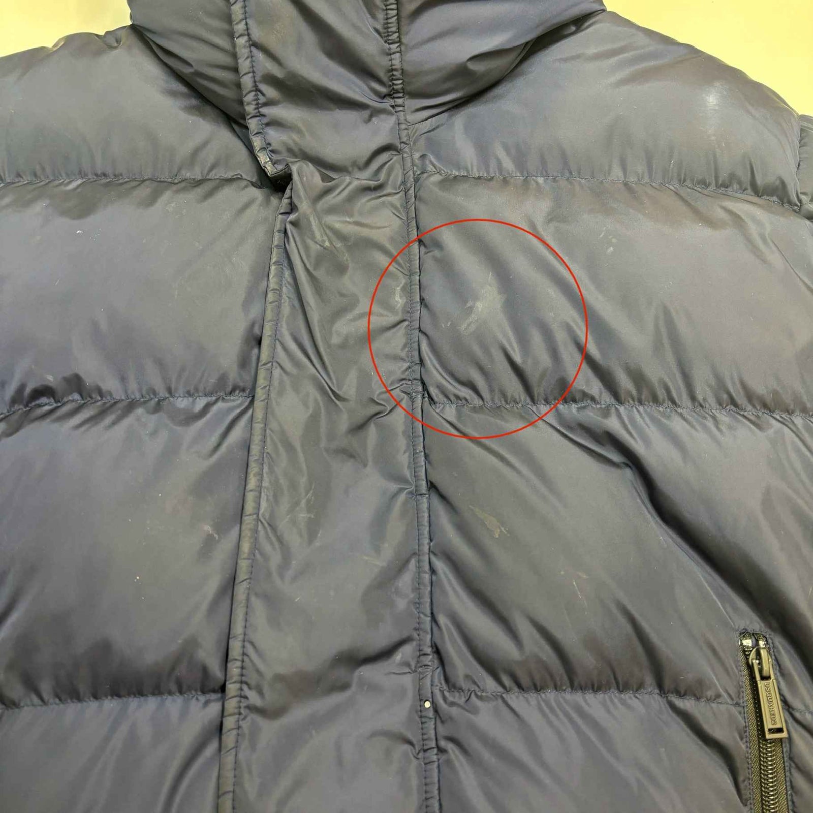 Men's Logo Down Jacket Navy Size Age 16 - Photo 9