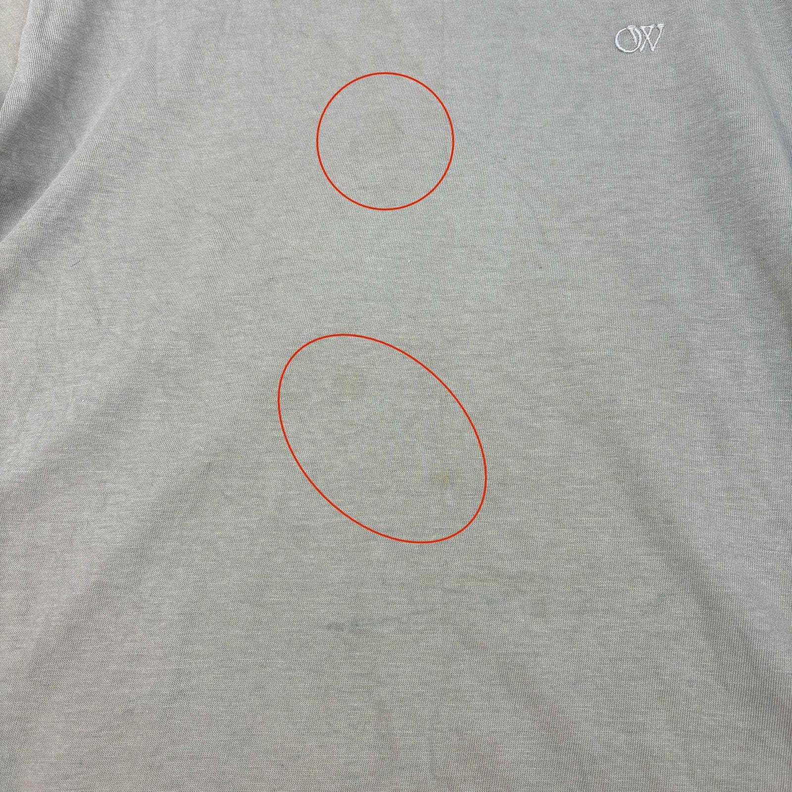 Men's Embroidered Logo T-Shirt Khaki Size XS - Photo 8