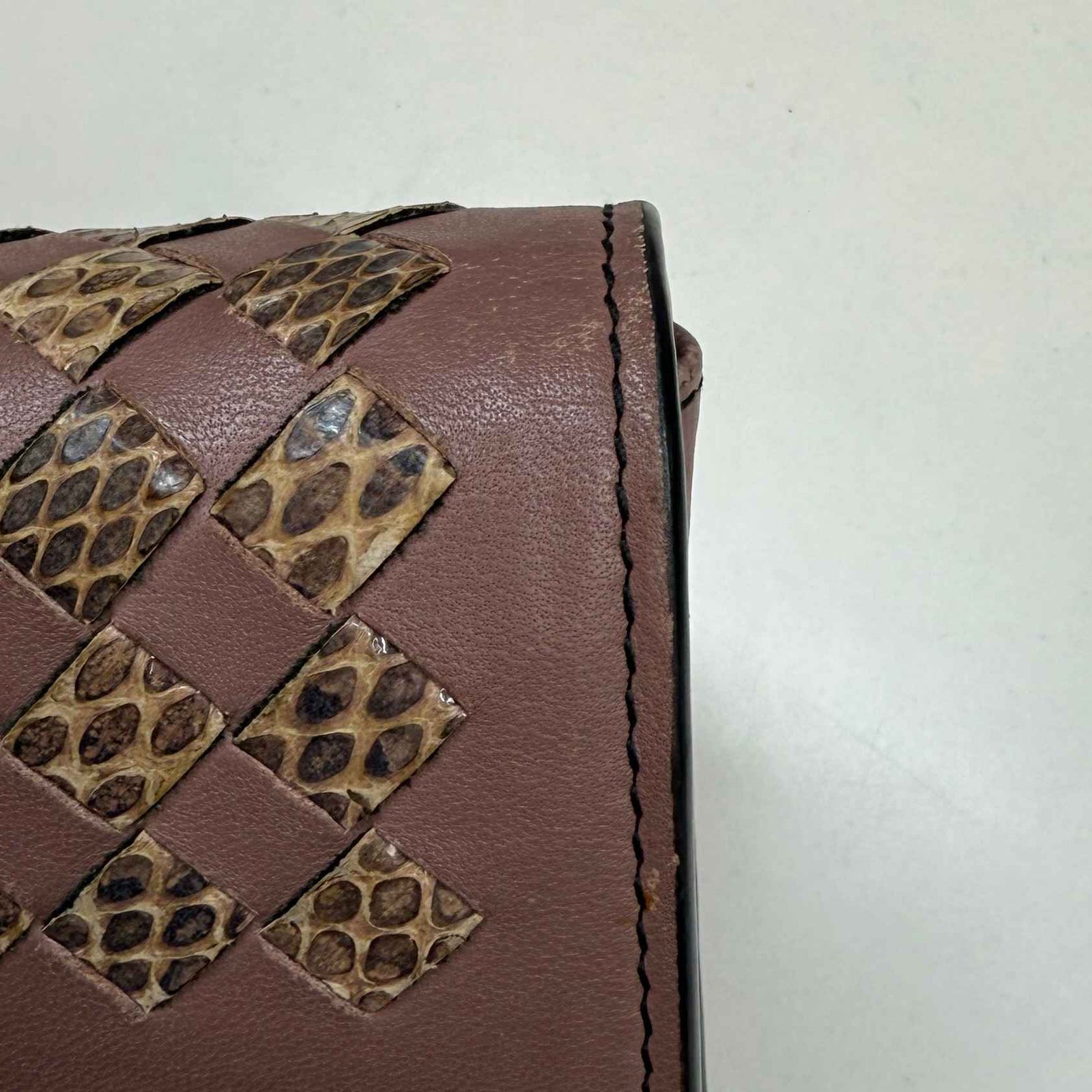 Women's Inrecciato Purse Pink - Photo 8