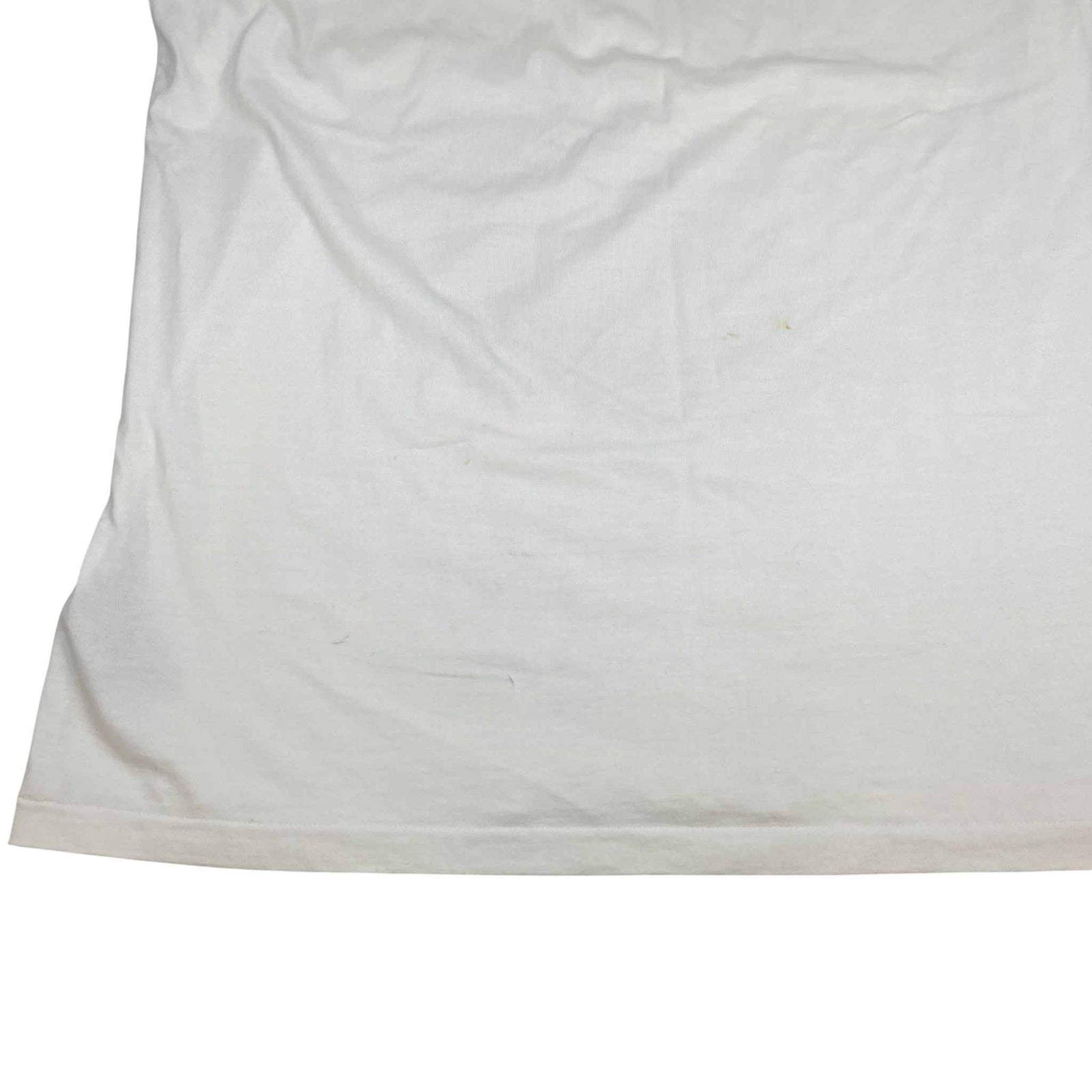 Men's Embroidered Logo T-Shirt White Size L - Photo 9