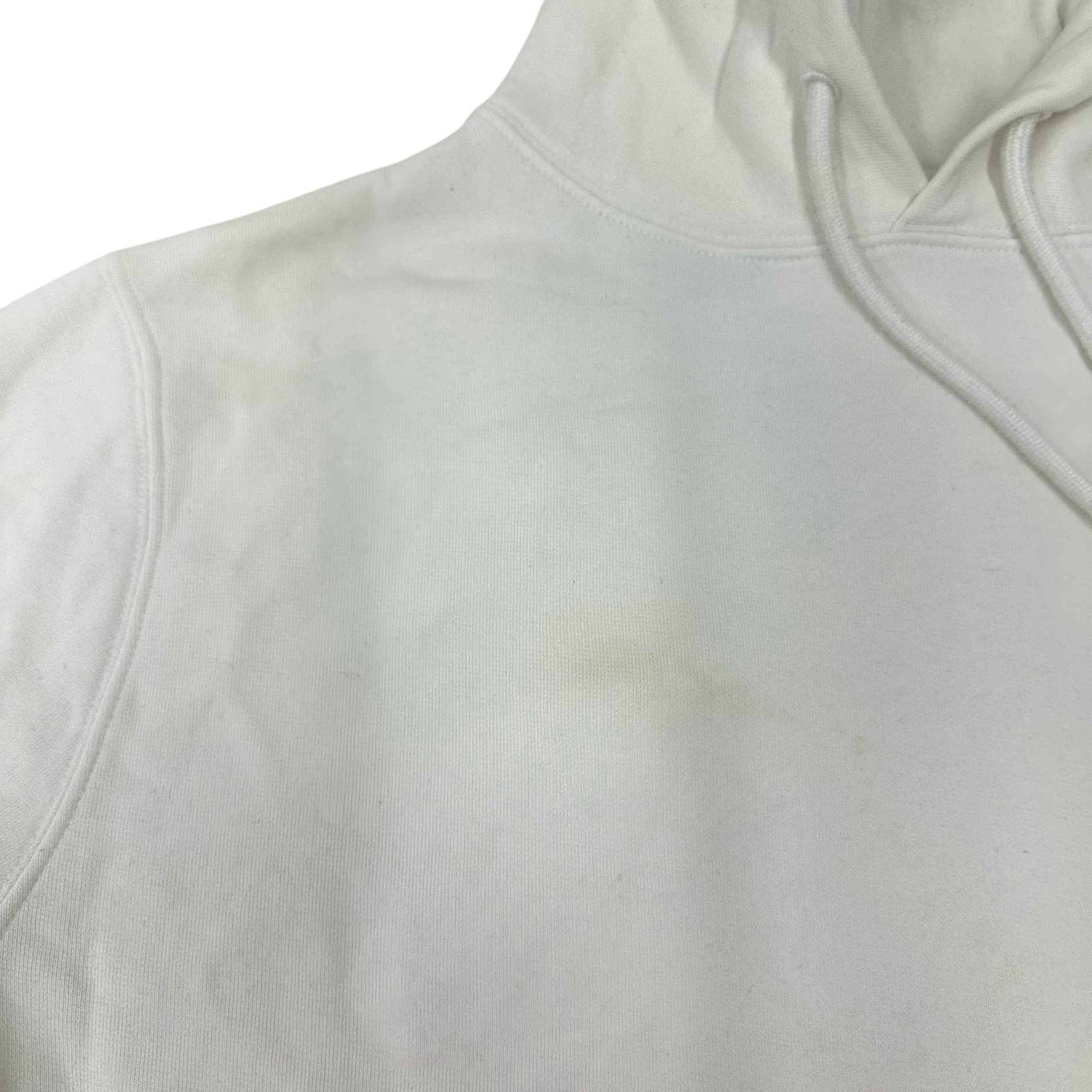 Men's Arrow Logo Hoodie White Size S - Photo 9
