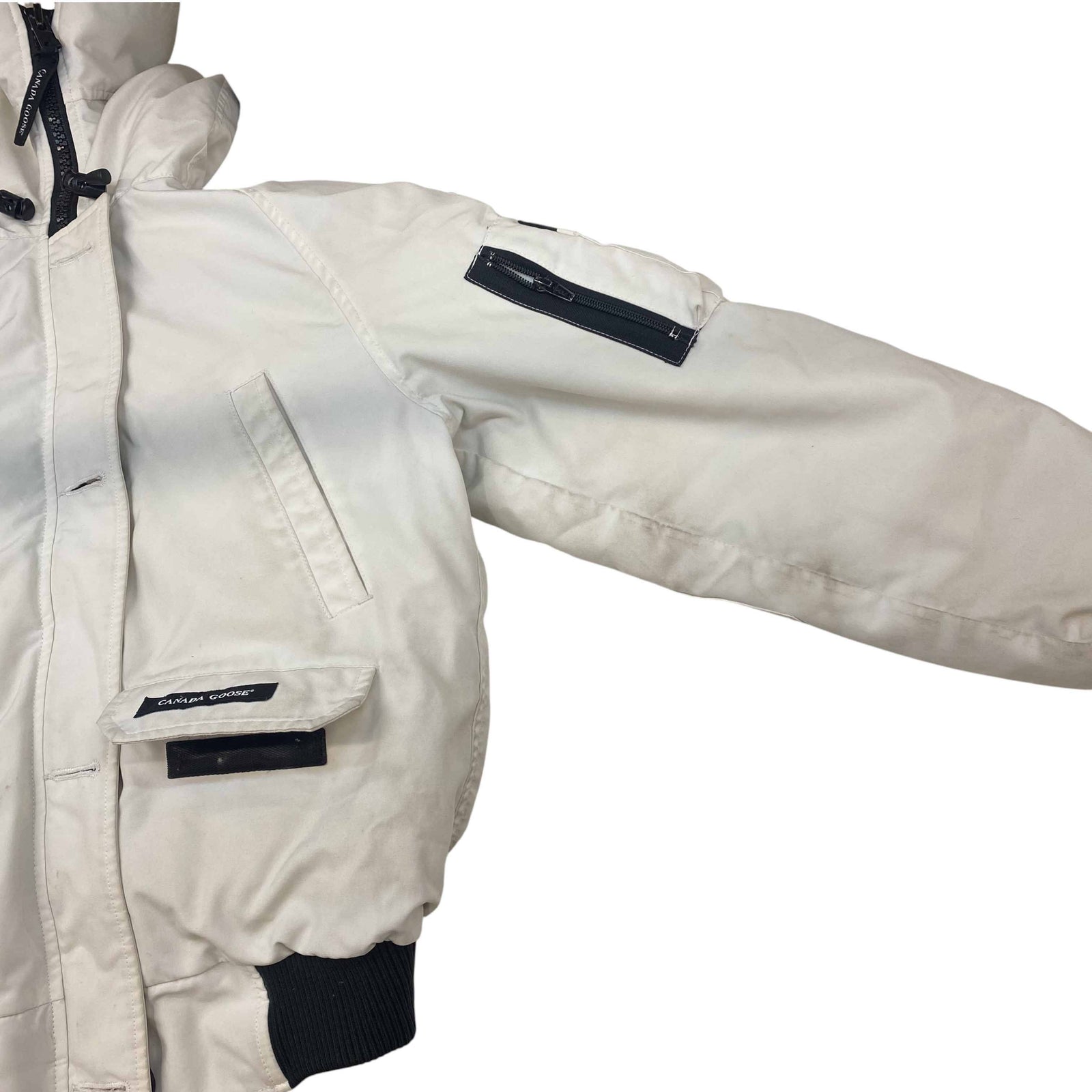 Women's Chilliwack Bomber Down Jacket White Size S - Photo 12
