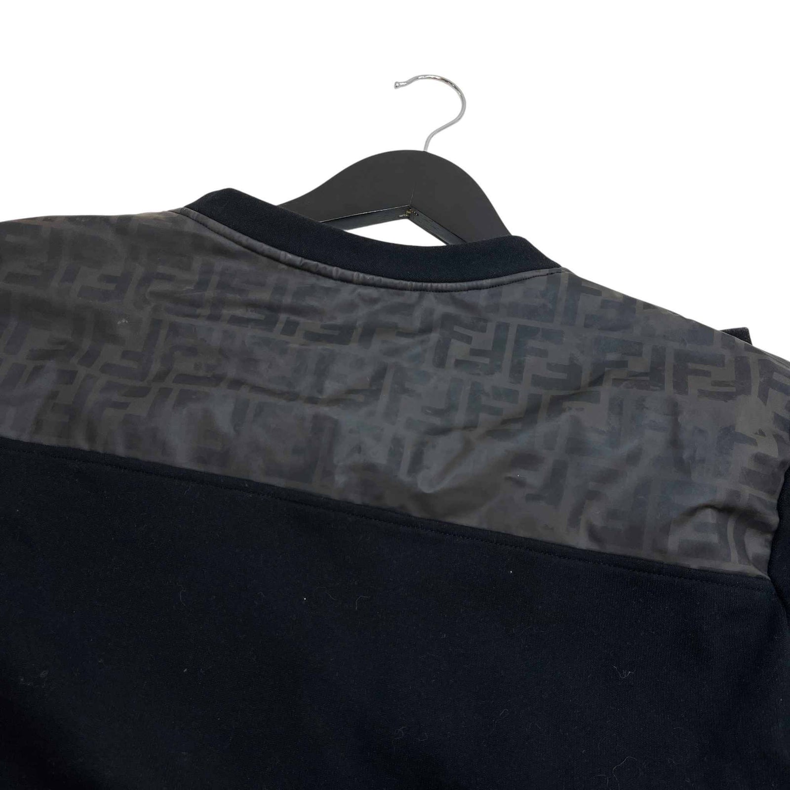 Men's Ff Zucca Sweatshirt Black Size L - Photo 8