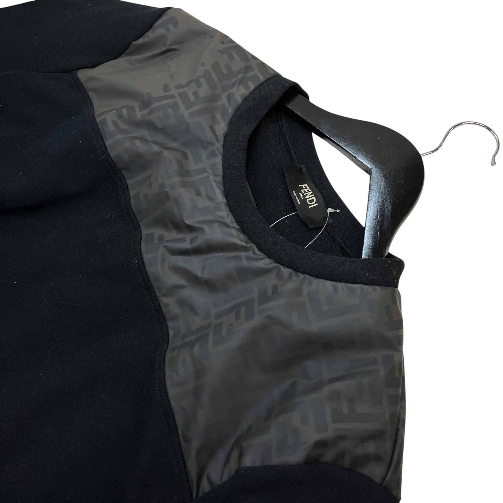 Men's Ff Zucca Sweatshirt Black Size L - Photo 9