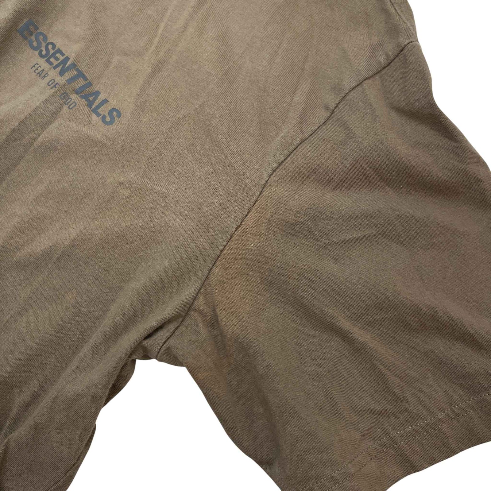 Men's Fear Of God T-Shirt Khaki Size S - Photo 9