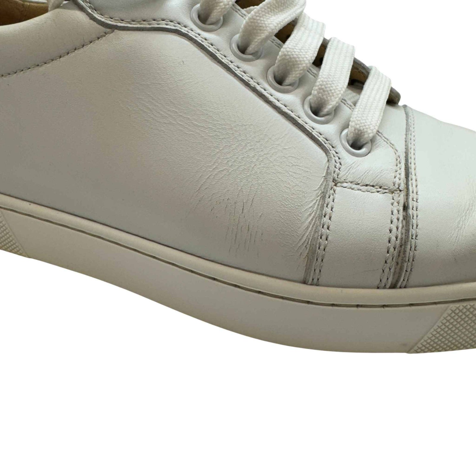 Women's Louis Junior Flat Low Trainers White Size EU 36 / UK 3 - Photo 14