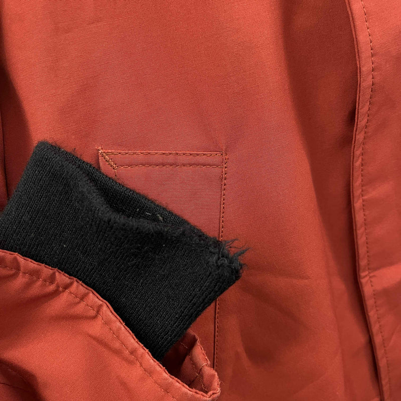 Men's Langford Parka Down Jacket Burnt Orange Size M