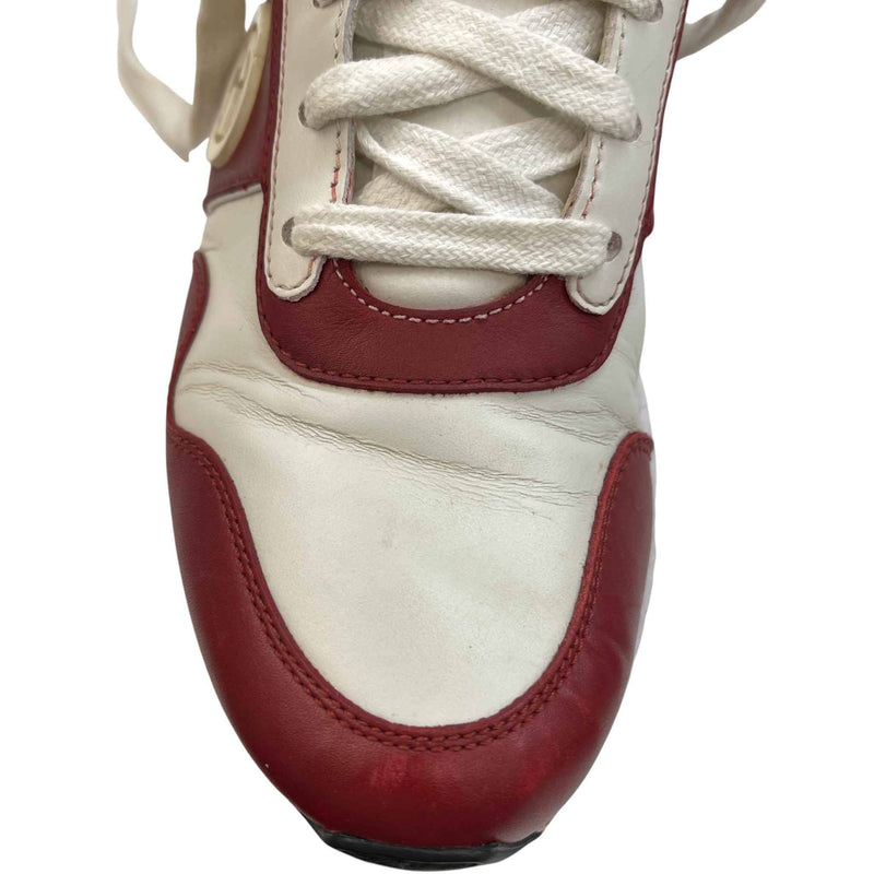 Women's Logo Low Trainers Red Size EU 36 / UK 3