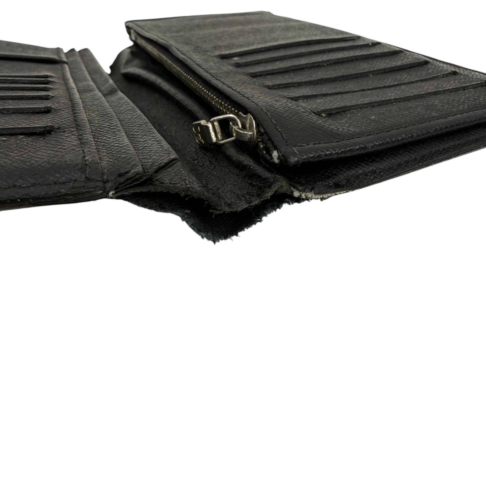 Men's Damier Graphite Brazza Wallet Black - Photo 5