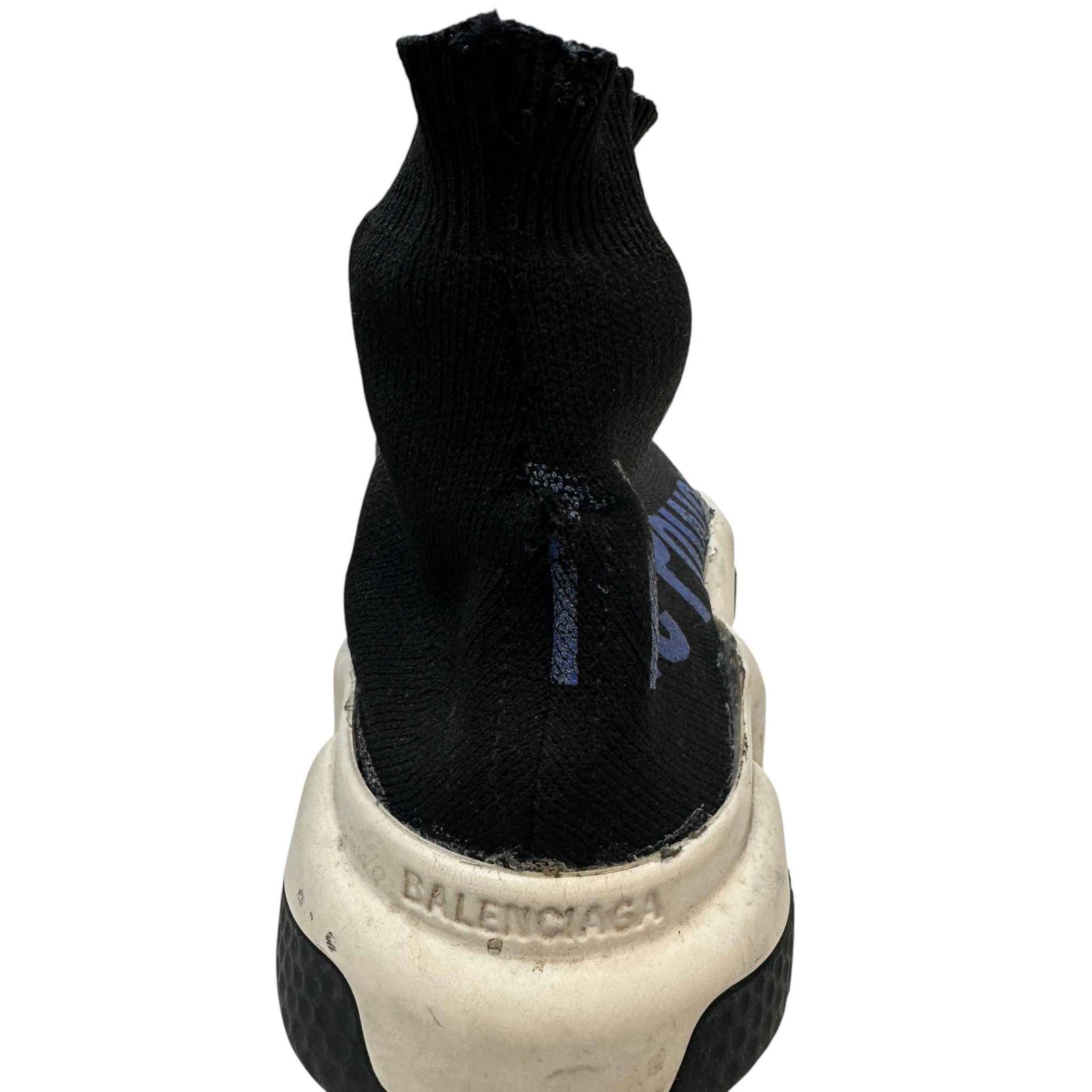 Men's Speed Sock High Trainers Black Size EU 40 / UK 6 - Photo 12