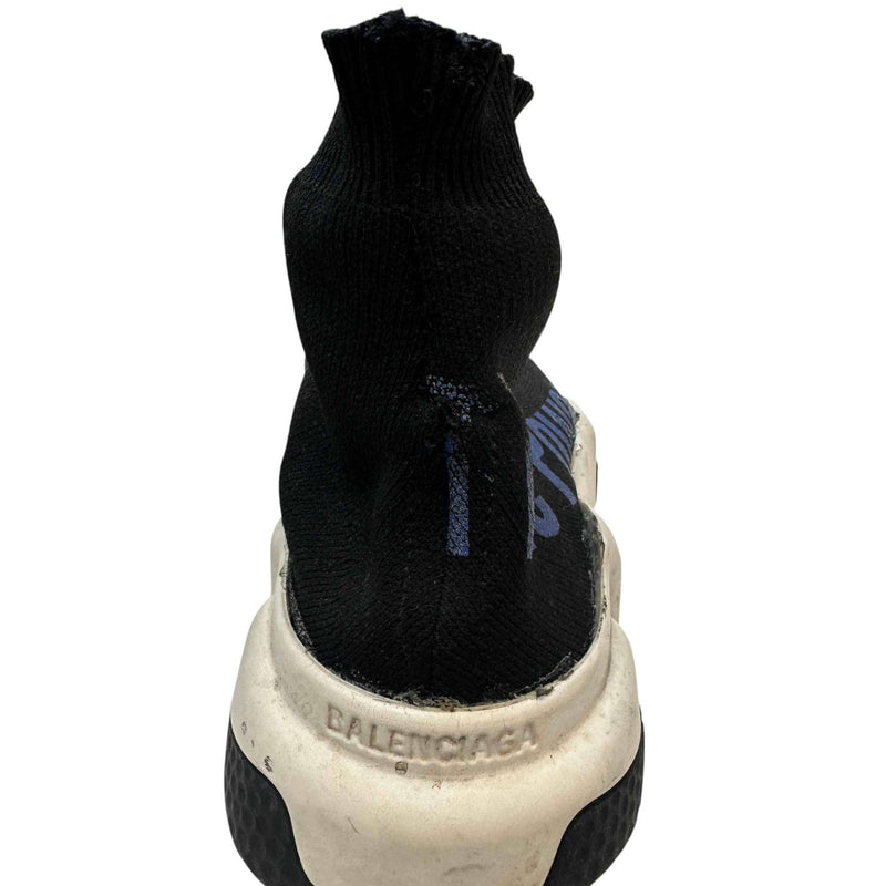 Men's Speed Sock High Trainers Black Size EU 40 / UK 6