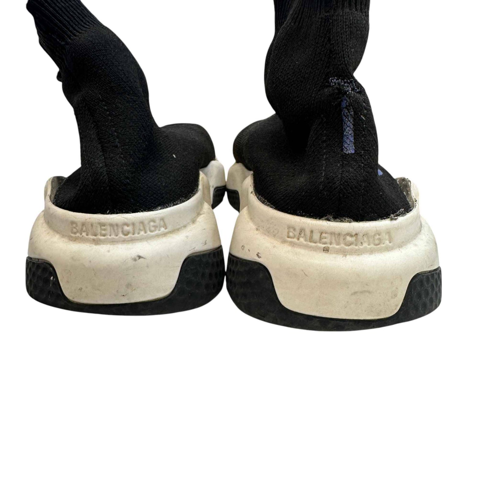 Men's Speed Sock High Trainers Black Size EU 40 / UK 6 - Photo 17