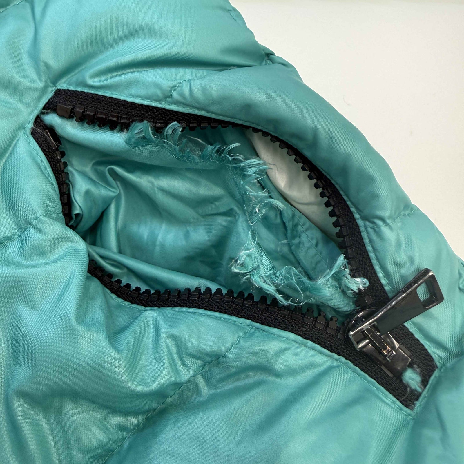 Women's Badyfur Down Jacket Blue Size 2 / UK 12 - Photo 11